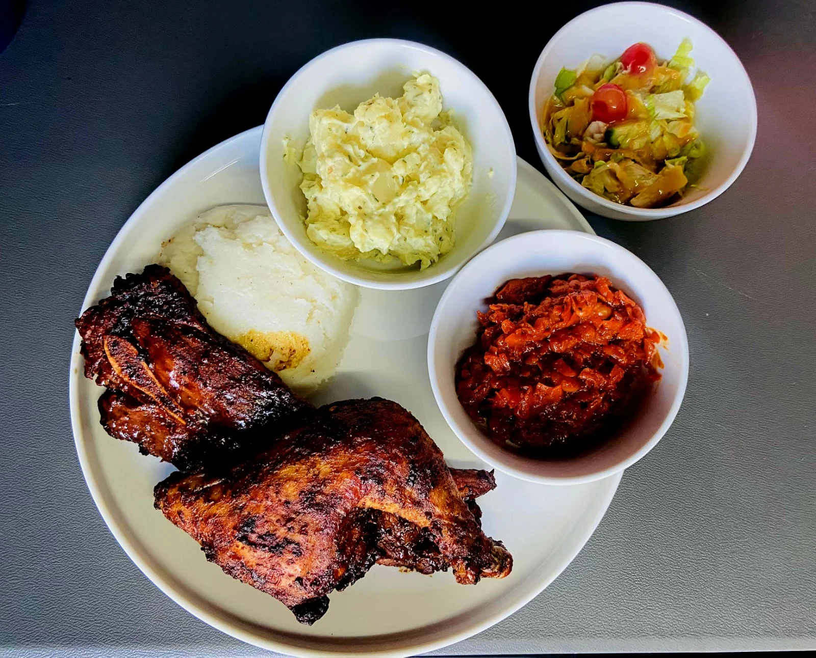 Juicy Chuck and Chicken Quarter Leg Combo Meal