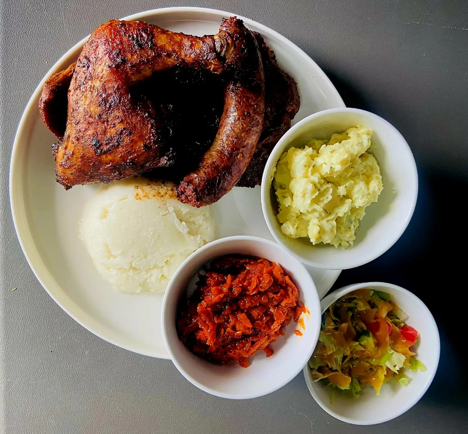 Quarter Chicken and Wors Combo Meal